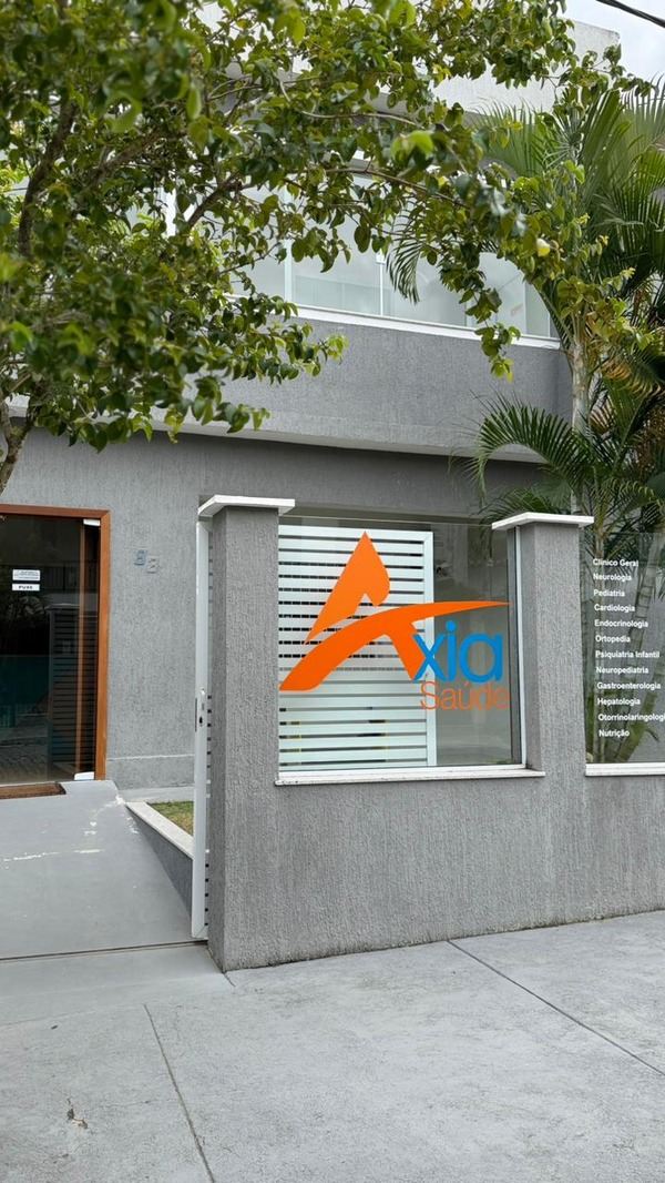 Fachada da Clínica Axia Saúde em Rio Bonito/RJ
